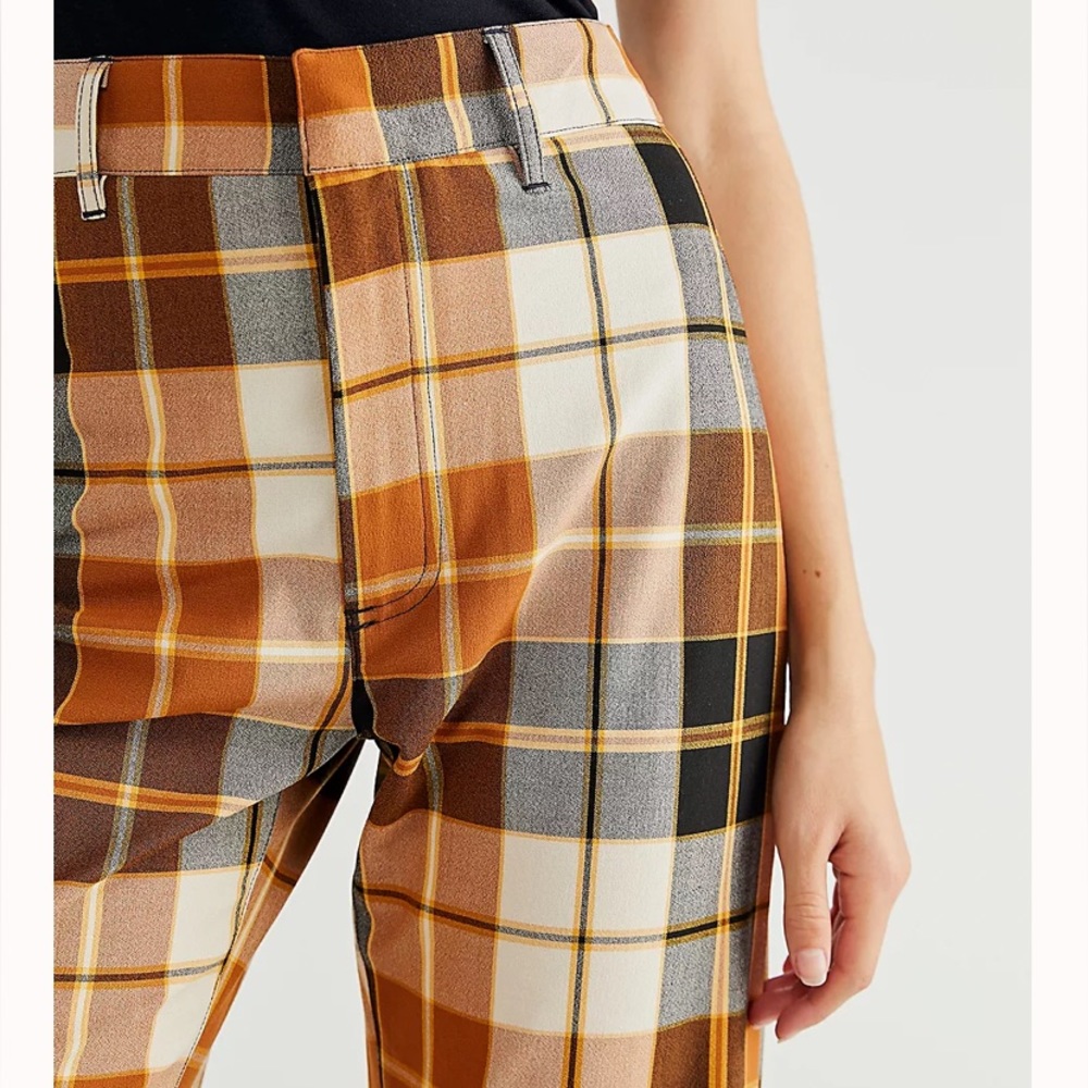 Free People Plaid Jules Pant - Picture 4 of 9